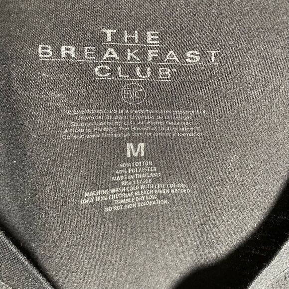 The Breakfast Club "I don't like Mondays" Short Sleeve T-Shirt (M) • Brat Pack - Picture 2 of 3